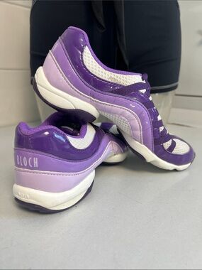 Bloch Purple PVC Split-Sole Dance Sneaker 7 (6B) EUC